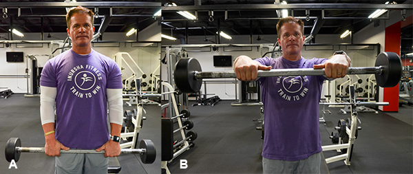Barbell Front Raise