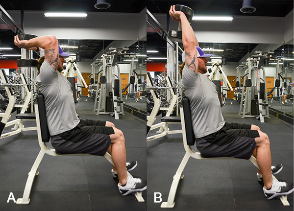 dumbell overhead two arms